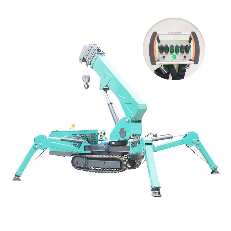 Compact Crawler Boom Lift - Gru idraulica a ragno 7T, mini