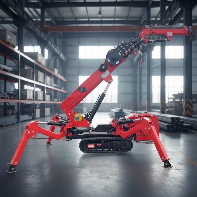 Compact Crawler Boom Lift - Grua idraulica telescopica a ragno da