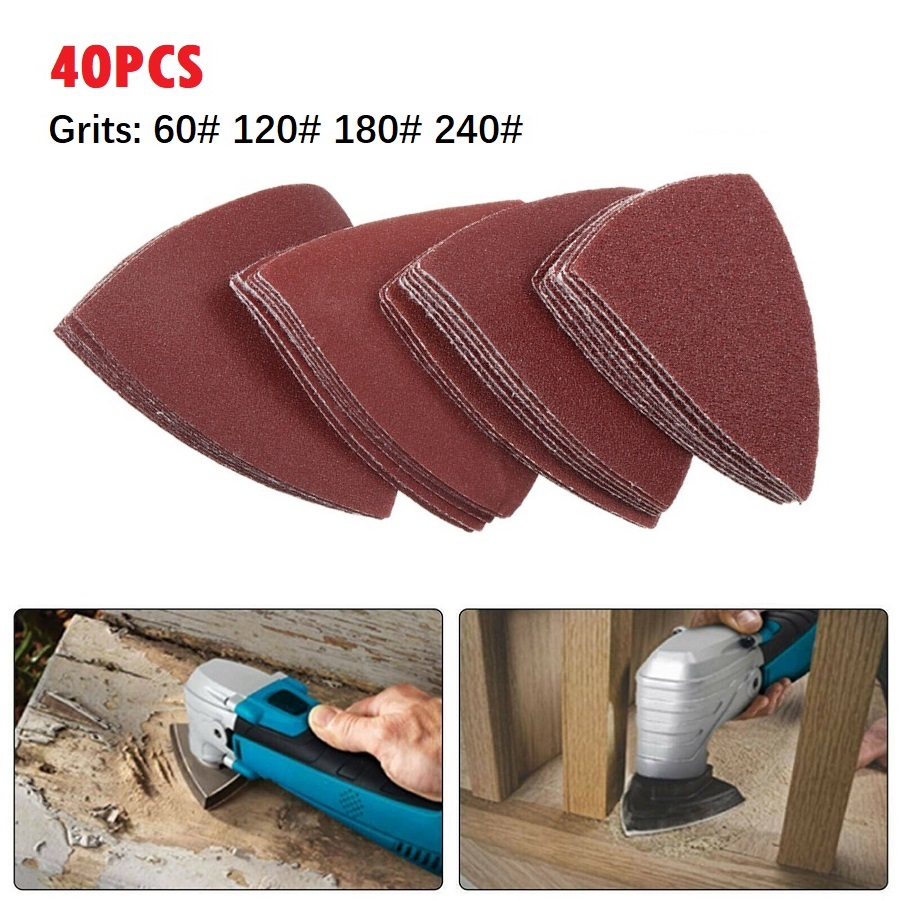 Tools Heavy Equipment - 40 pz 80mm Triangolo di Ossido