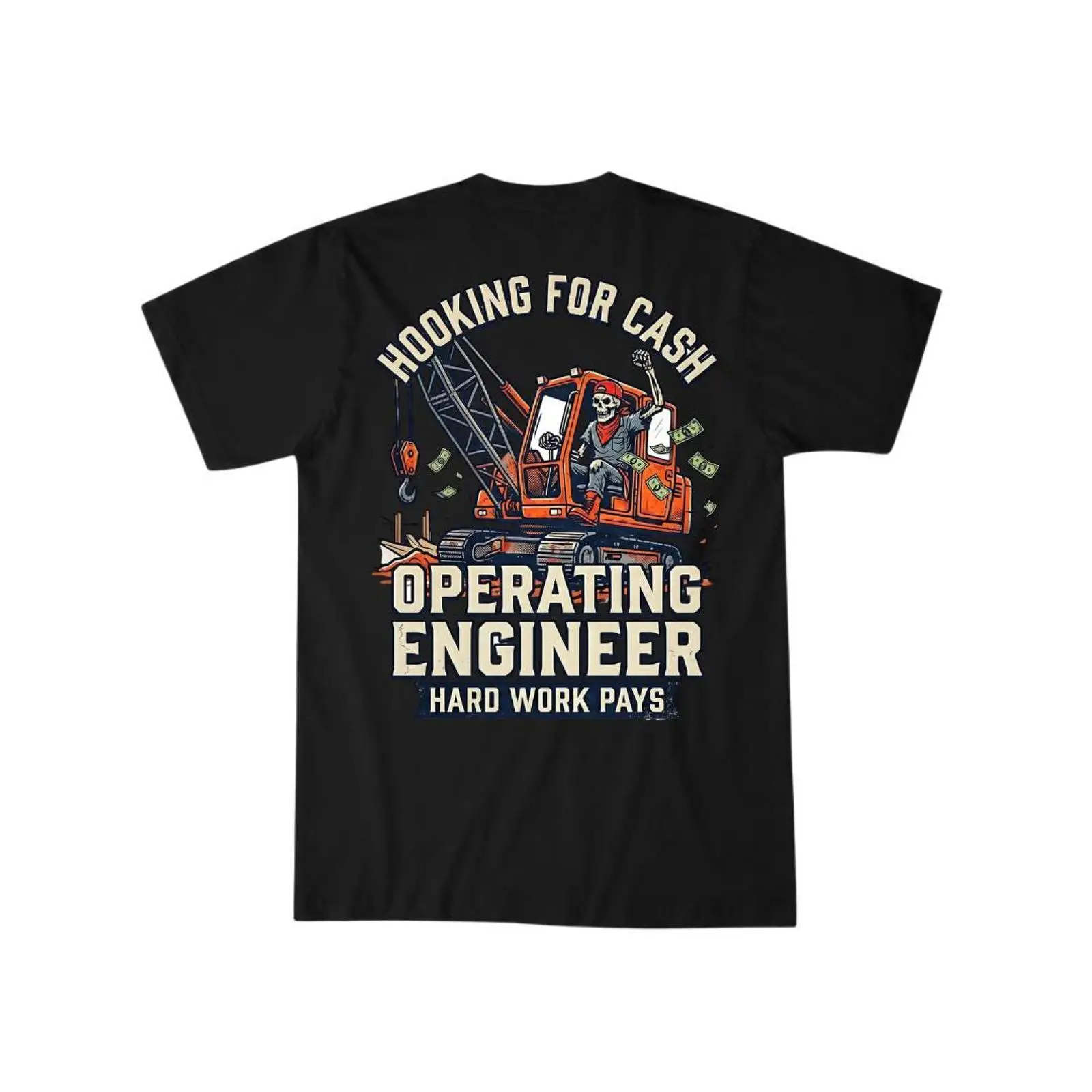 Heavy Equipment Engineer - T-shirt Operatore Gru, Ingegnere Operativo Macchine