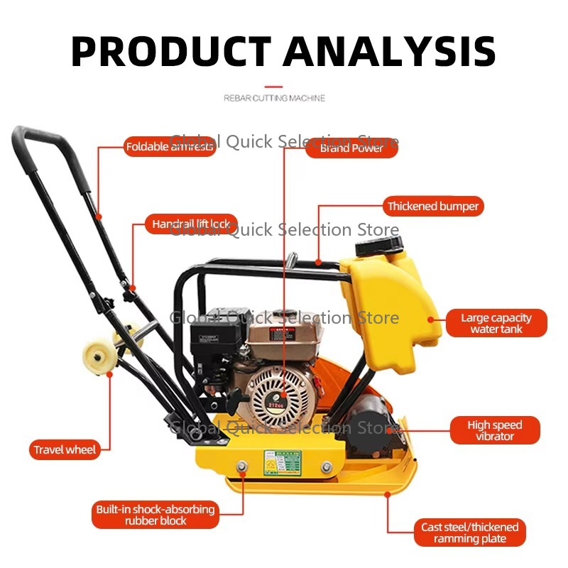 Piastra Vibrante Diesel da 6.5 - Plate Compactor Vibrator recensione e prezzo