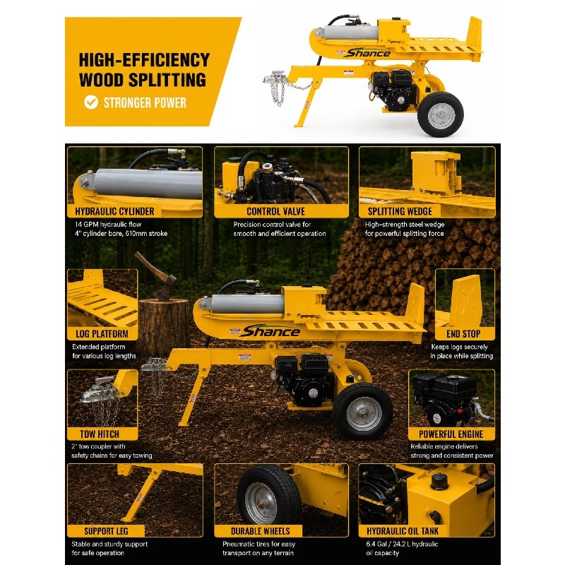 Spaccalegna Idraulico Elettric - Heavy Equipment Processor recensione e prezzo