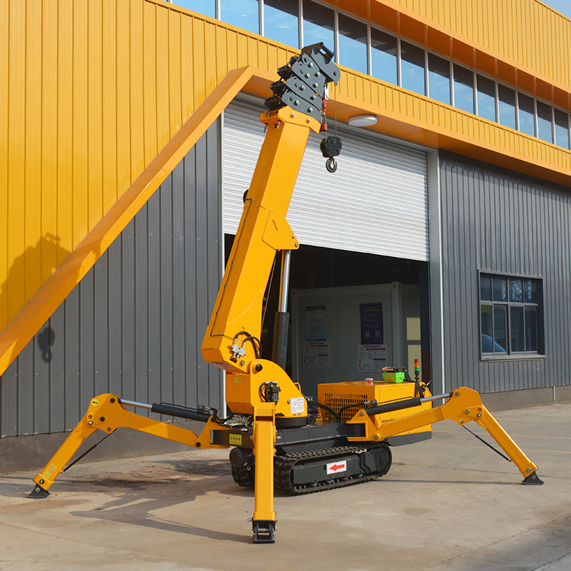 Gru idraulica a ragno 7T, mini - Compact Crawler Boom Lift recensione e prezzo